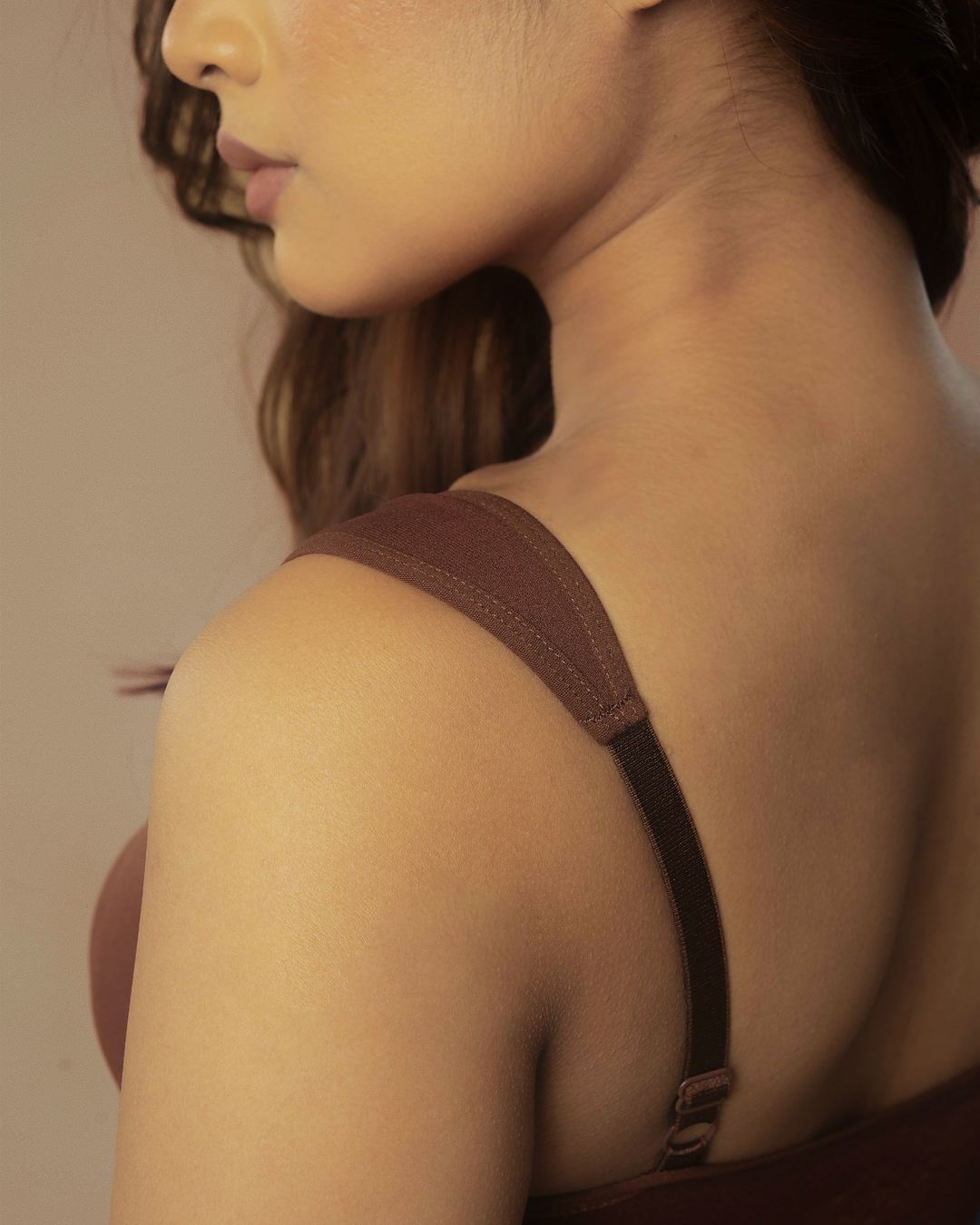 Diamond Neck Waist Sculpting Body Konturing suit - Mocha