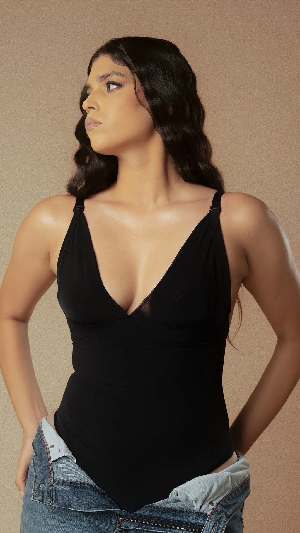 Multi-wear Full Body Shaping Body Kontur with Adustable Straps