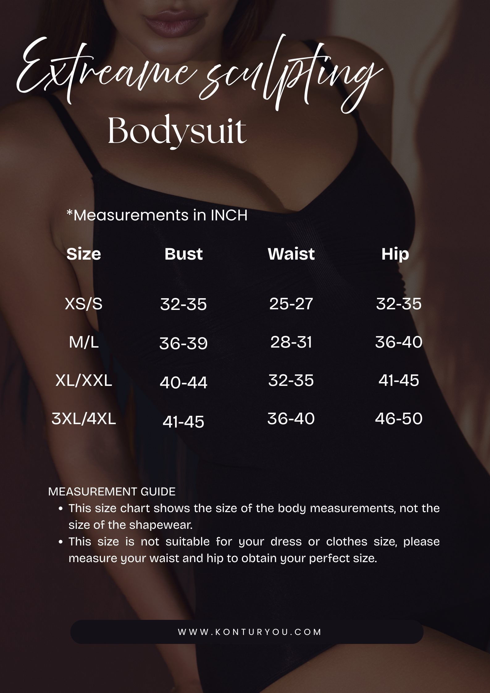 Extreme Abdomen Sculpting Body Konturing Suit - Midnight